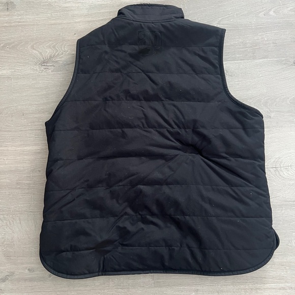 Carhartt Reversible Sherpa Vest Black Grey Womens Large - Picture 2 of 6
